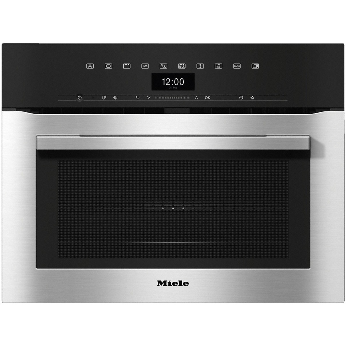 Miele H 7340 BM Inbouw oven met magnetron Grijs afbeelding
