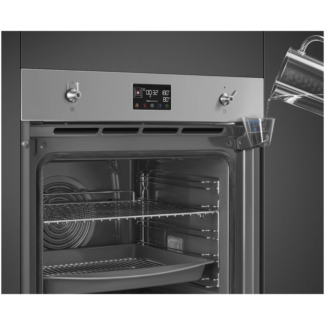 Smeg SOP6302S2PX Inbouw combi stoomoven Zilver, foto 2