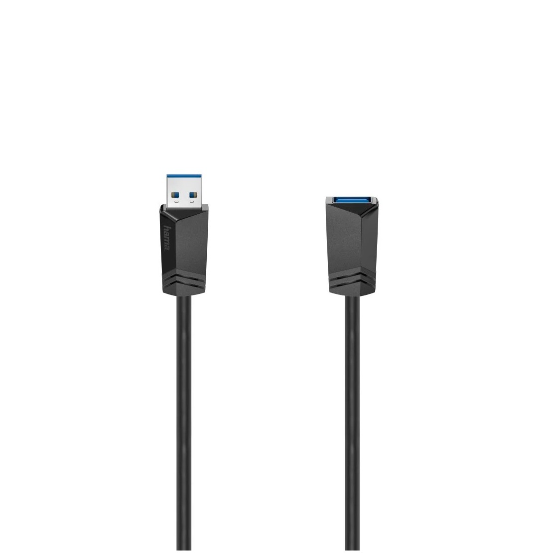 Hama USB 3.0 VERLENGKABEL 1.50M Kabel Zwart afbeelding