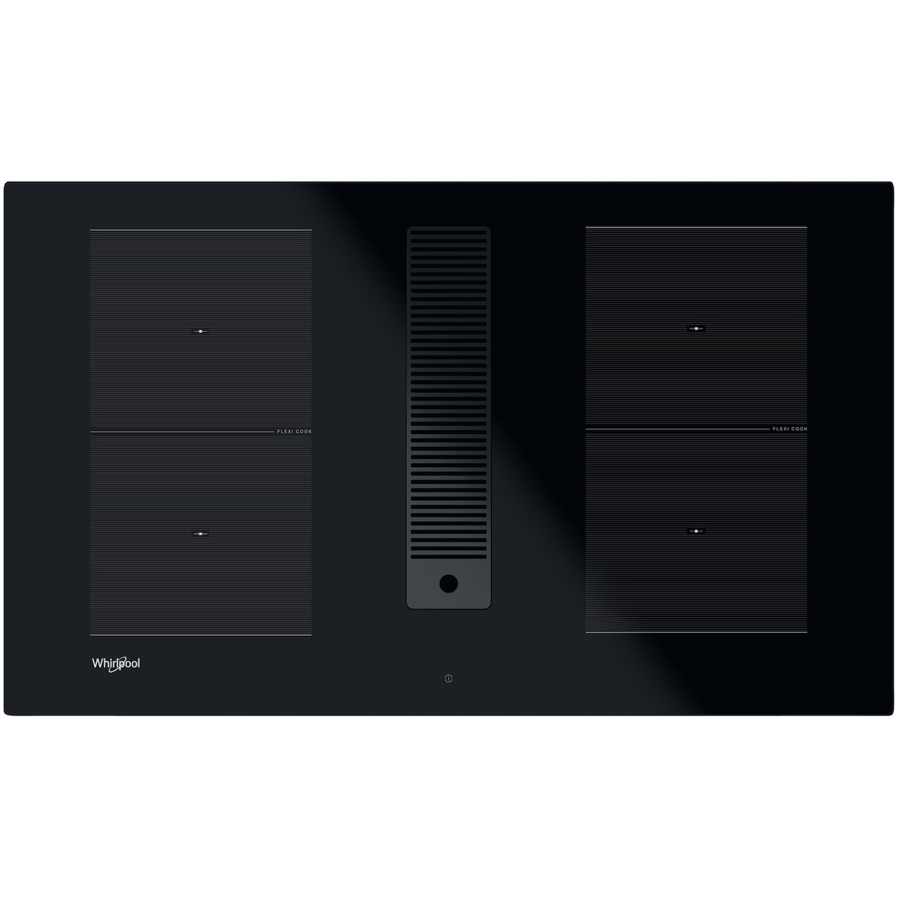 Whirlpool WVHF83BB Inductie kookplaat met afzuiging Zwart