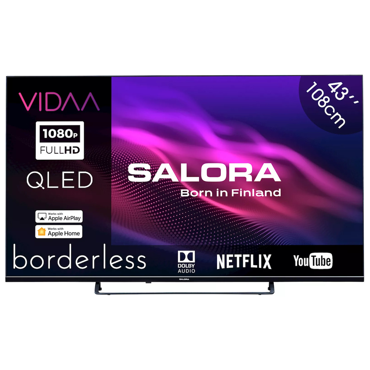 Salora QLED43FV1 - 43 inch - QLED TV