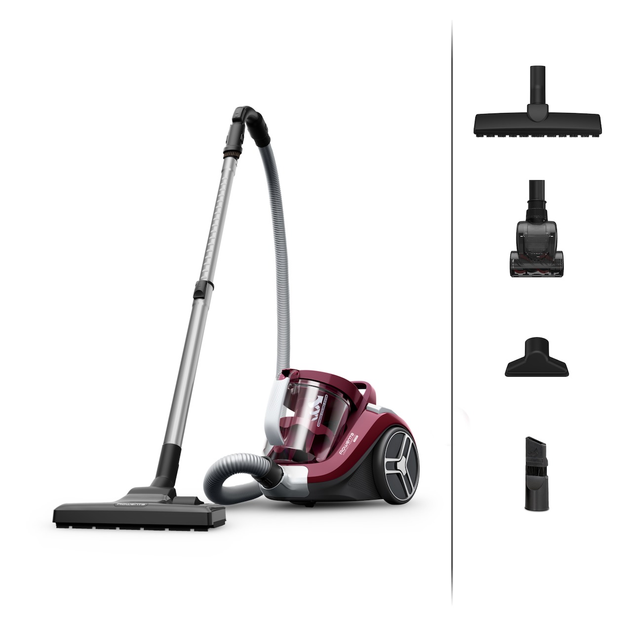 Rowenta RO4B63 Compact Power Cyclonic Animal+ Stofzuiger zonder zak Rood afbeelding