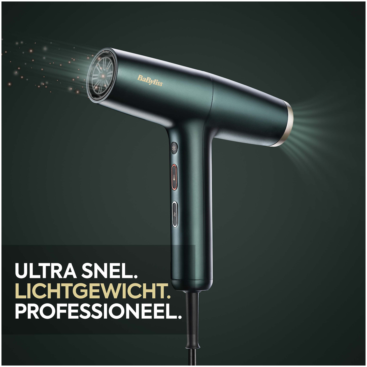 BaByliss D6555DE Air Power Pro Föhn Haardroger Zwart, foto 3
