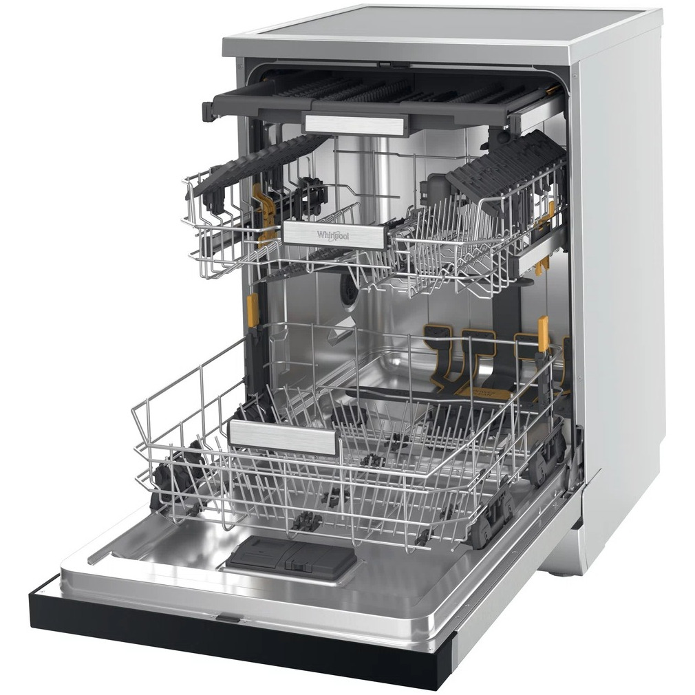 Whirlpool W7F HS41 X MaxiSpace Vrijstaande vaatwasser Grijs, foto 3