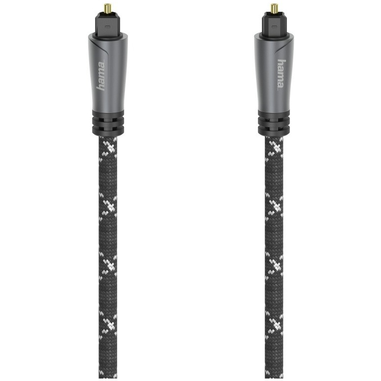 Hama OPTISCHE AUDIOKABEL, ODT-STEKKER (TOSLINK), METAAL, 3,0 M Optische kabel afbeelding