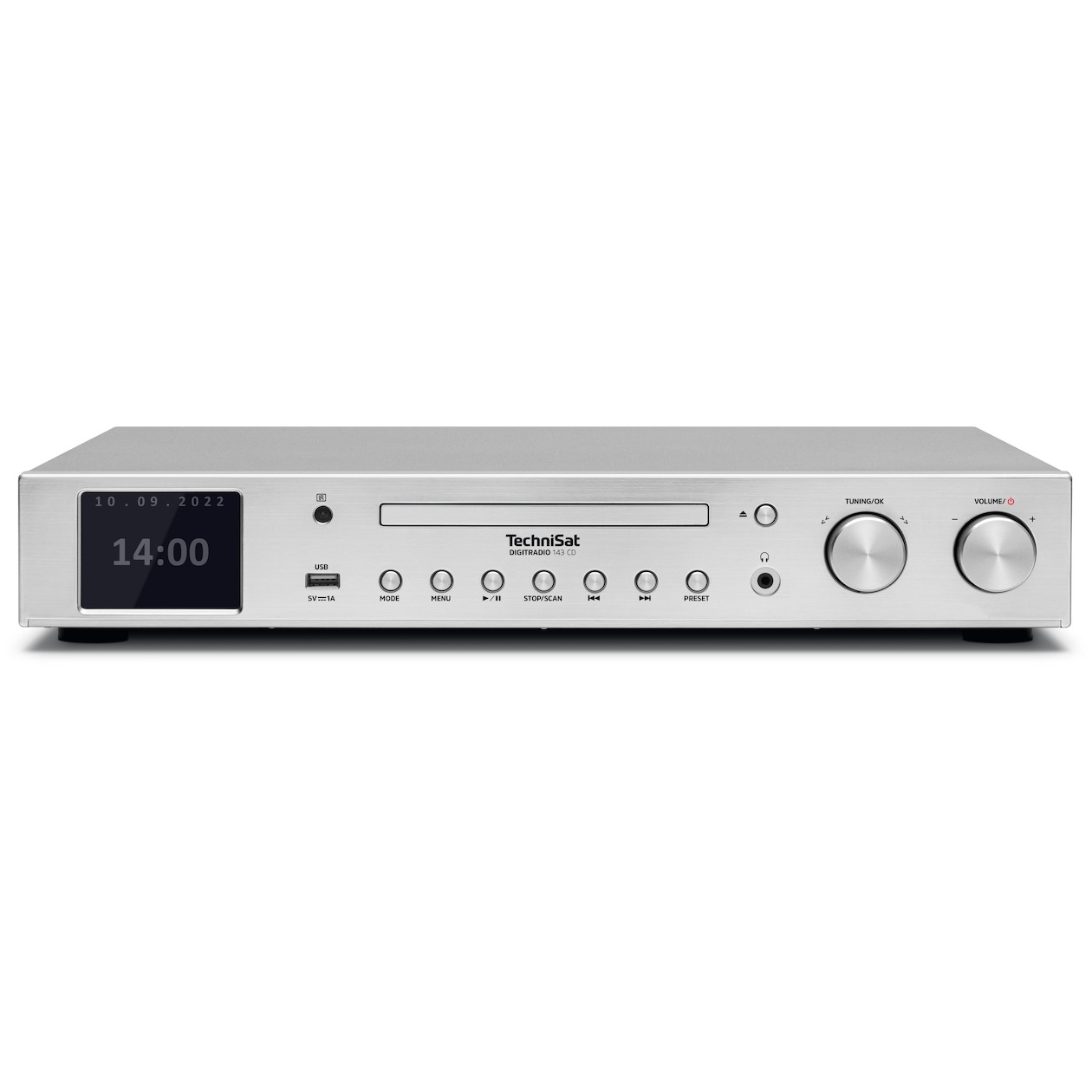 TechniSat Digitradio 143CD (V3) Hybride radio Zilver afbeelding