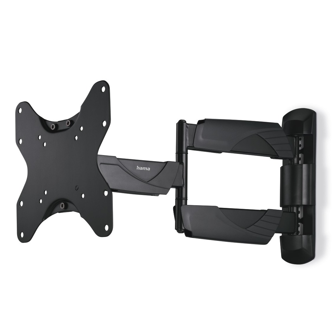 Hama TV Wall Bracket Swivel Tilt Pull-out 122 cm (48) tot 35 kg TV beugel Zwart afbeelding