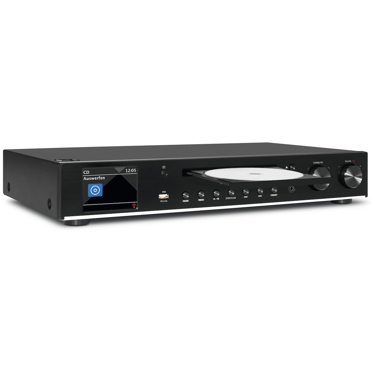 TechniSat Digitradio 143CD (V3) Hybride radio Zwart afbeelding