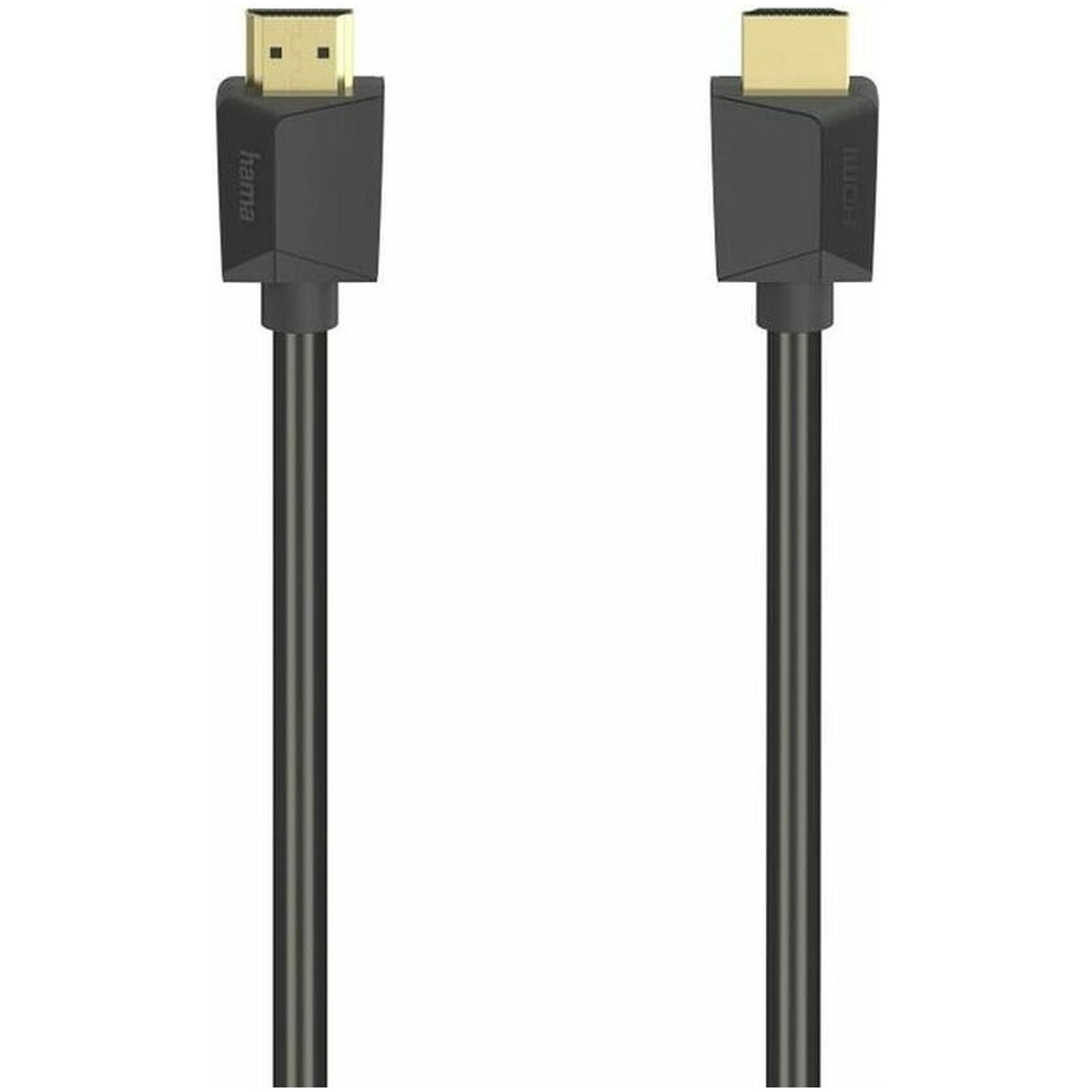 Hama HIGH-SPEED HDMI-KABEL, 4K, CONNECTOR - CONNECTOR, ETHERNET, 5,0 M HDMI kabel Zwart afbeelding