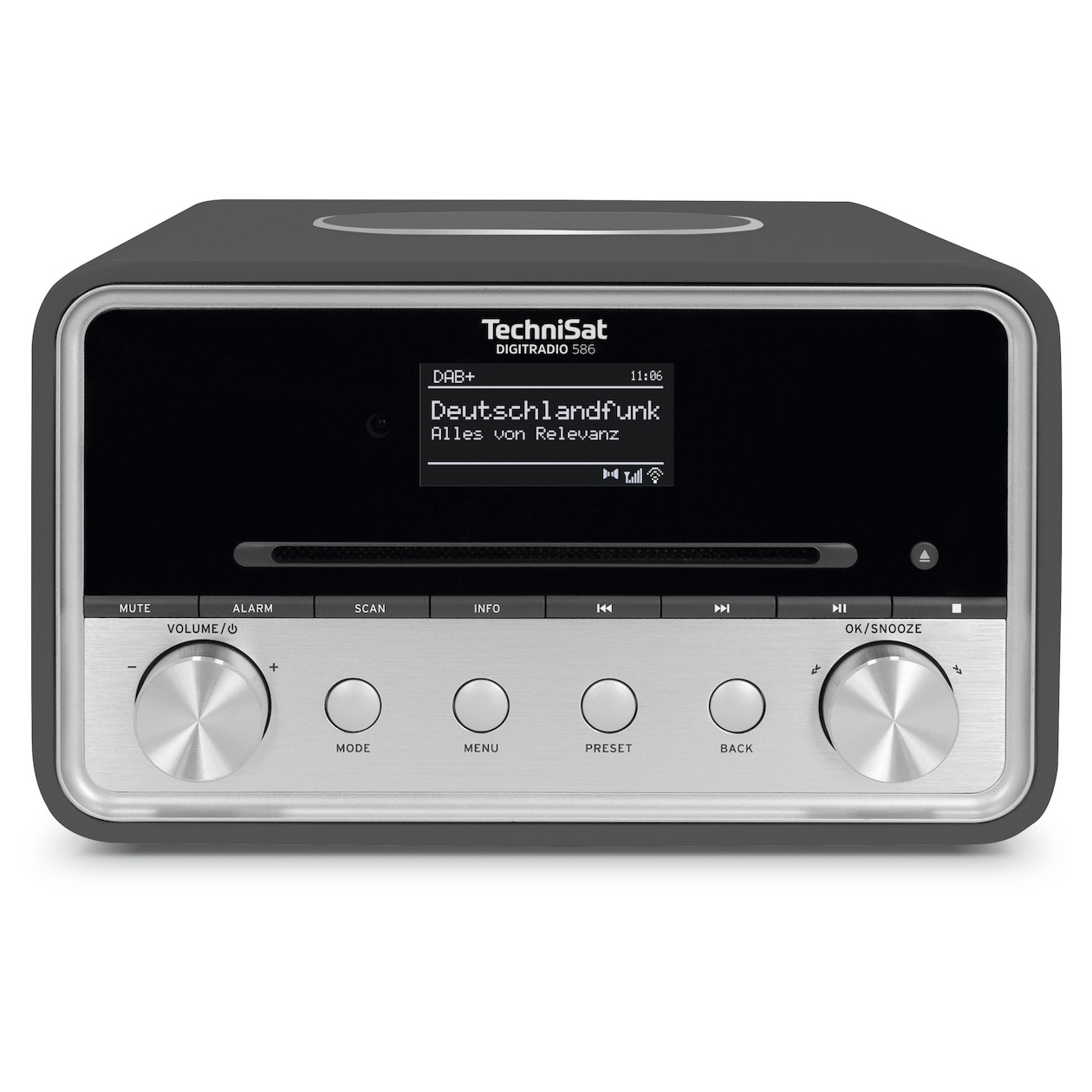 TechniSat Digitradio 586 Hybride radio Grijs afbeelding