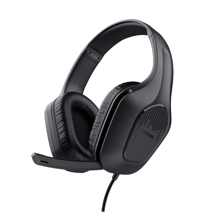 Trust GXT 415 Zirox Over-ear gamingheadset Headset Zwart afbeelding