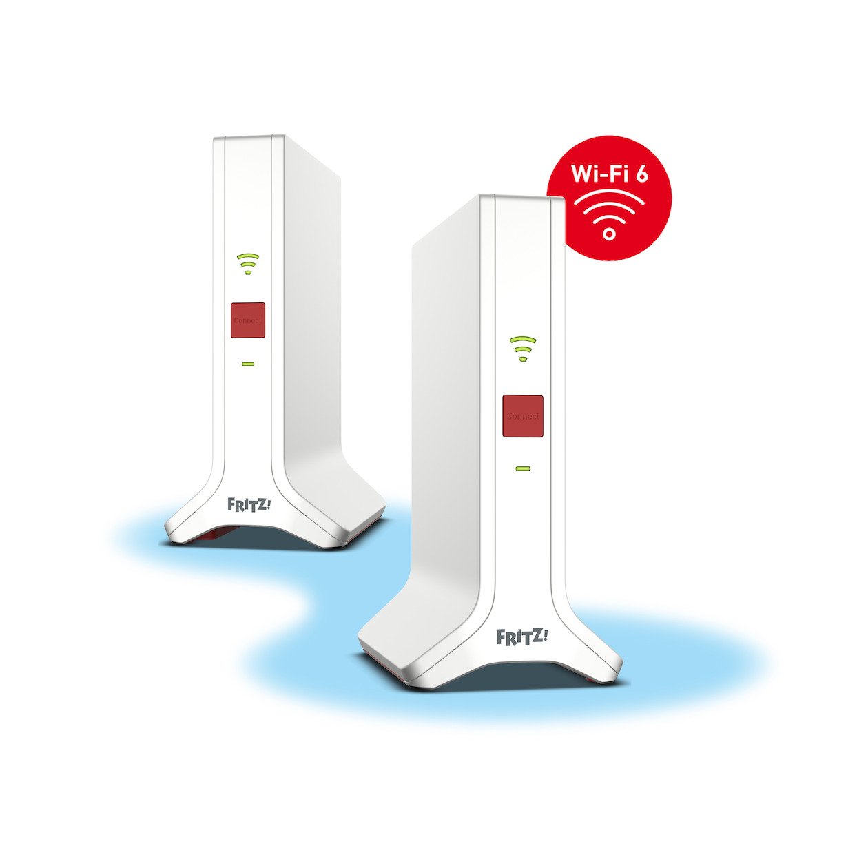 AVM FRITZ!Mesh Set 4200 2-pack Mesh router Rood afbeelding
