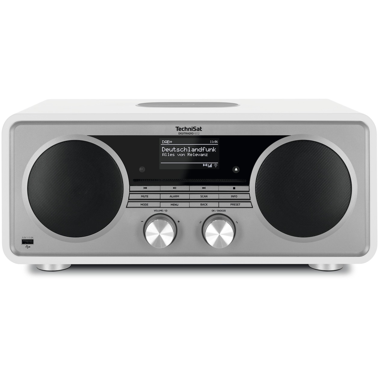 TechniSat Digitradio 602 Hybride radio Wit afbeelding