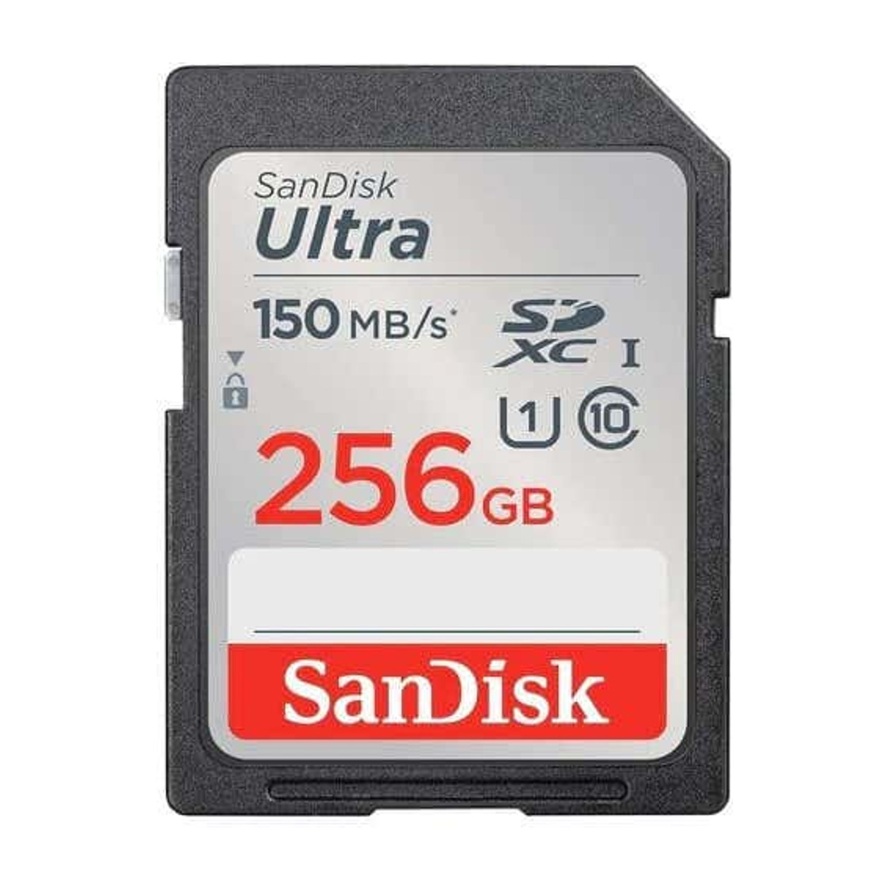 SanDisk SDXC Ultra 256GB 150mb/s C10 UHS-I SD-Kaart Wit