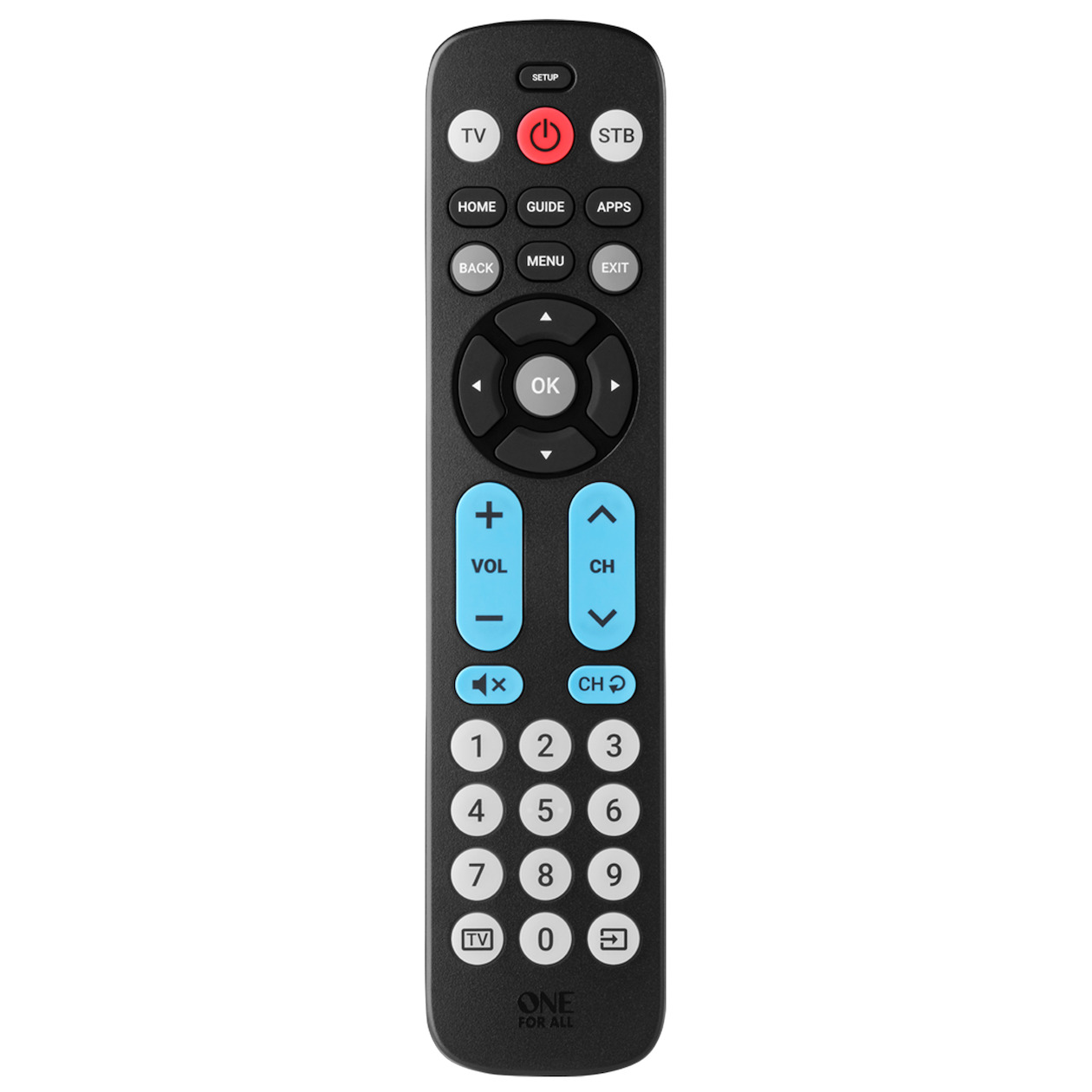 OneForAll URC6821 Afstandsbediening Zwart afbeelding