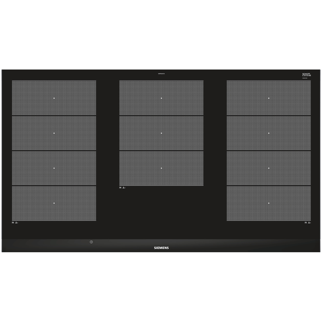 Siemens EX975LXC1E flexInduction Inductie kookplaat Zwart afbeelding