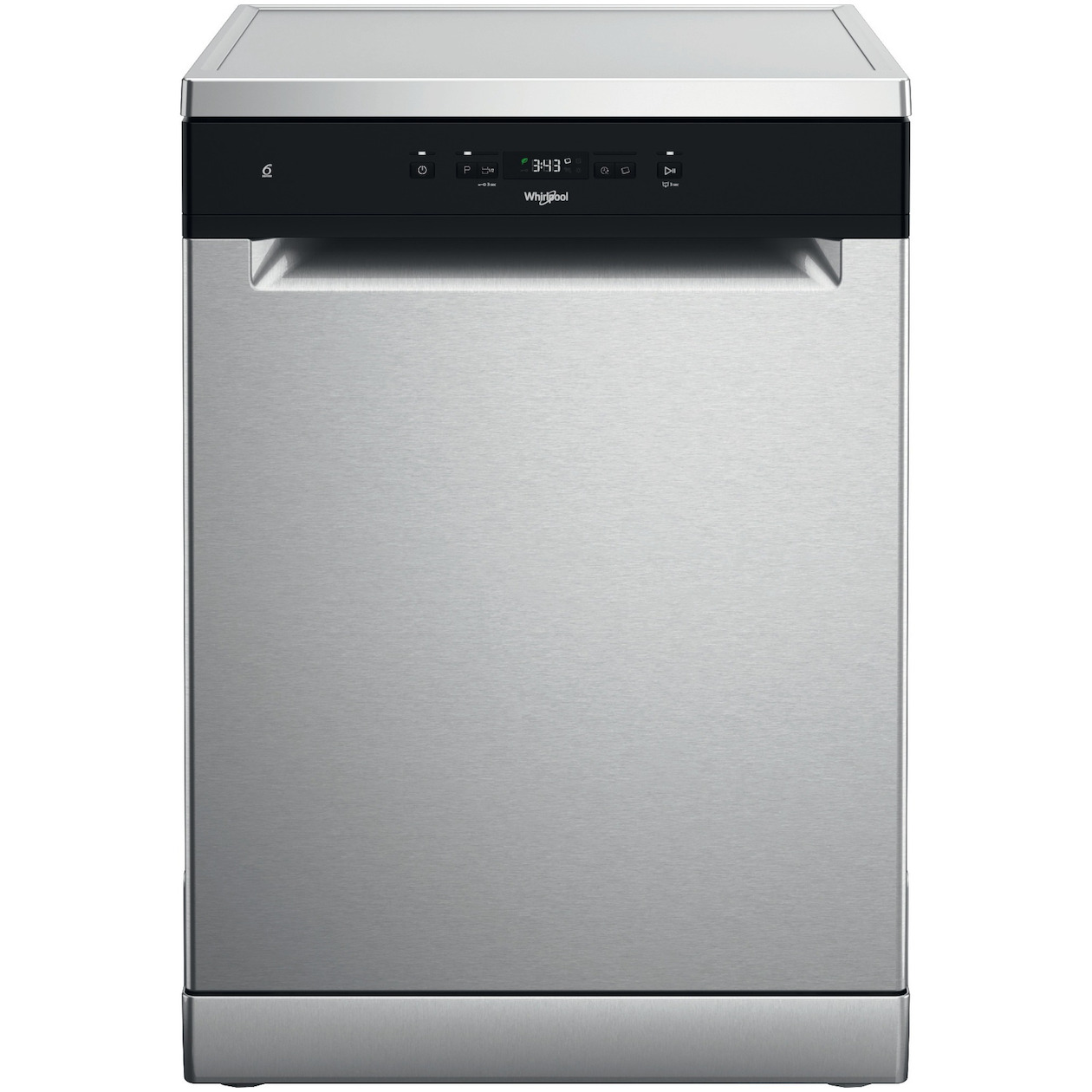 Whirlpool W2F HD624 X Vrijstaande vaatwasser Grijs afbeelding