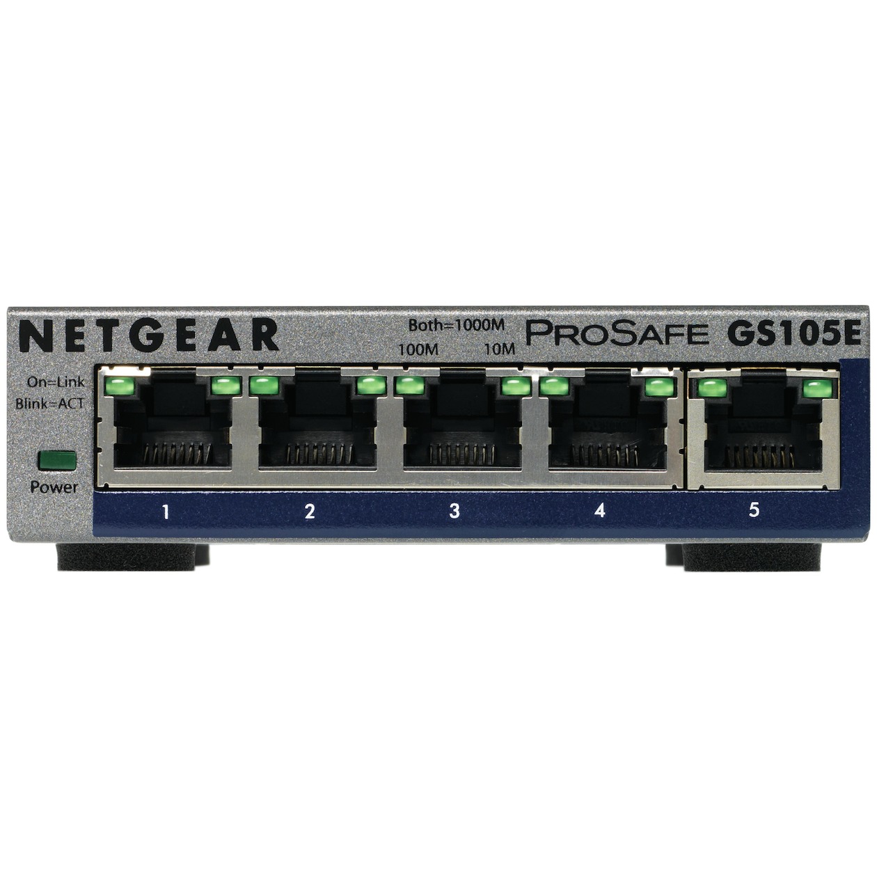 Netgear ProSafe Plus GS105E Switch Grijs afbeelding