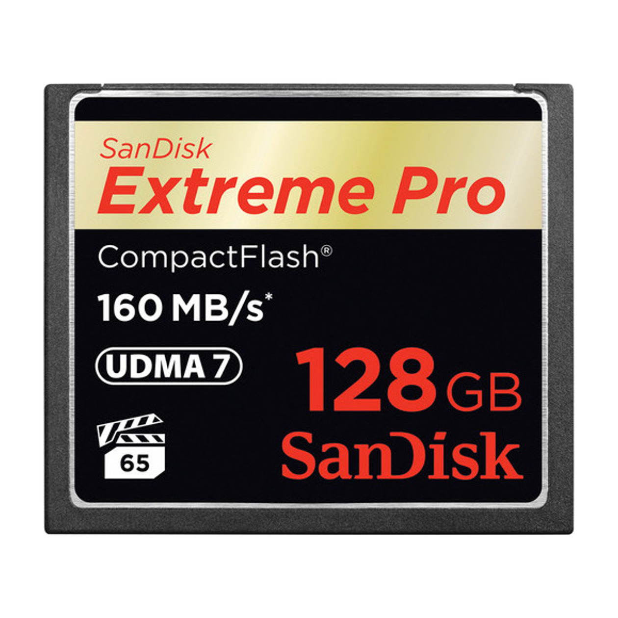 SanDisk CF Extreme Pro 128GB 160MB/sec Compact Flash kaart