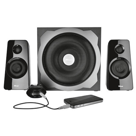 Trust Tytan 2.1 Subwoofer Speaker Set - black PC speaker Zwart