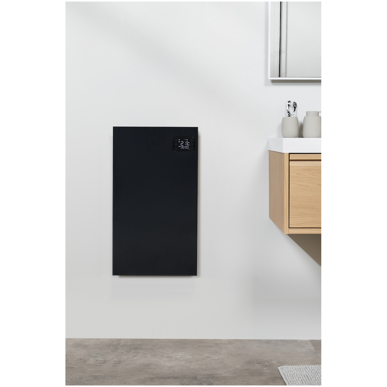 Eurom Alutherm 1200XS WiFi Convectorkachel Zwart, foto 2