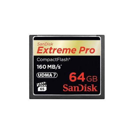 SanDisk CF Extreme Pro 64GB 160MB/sec Compact Flash kaart