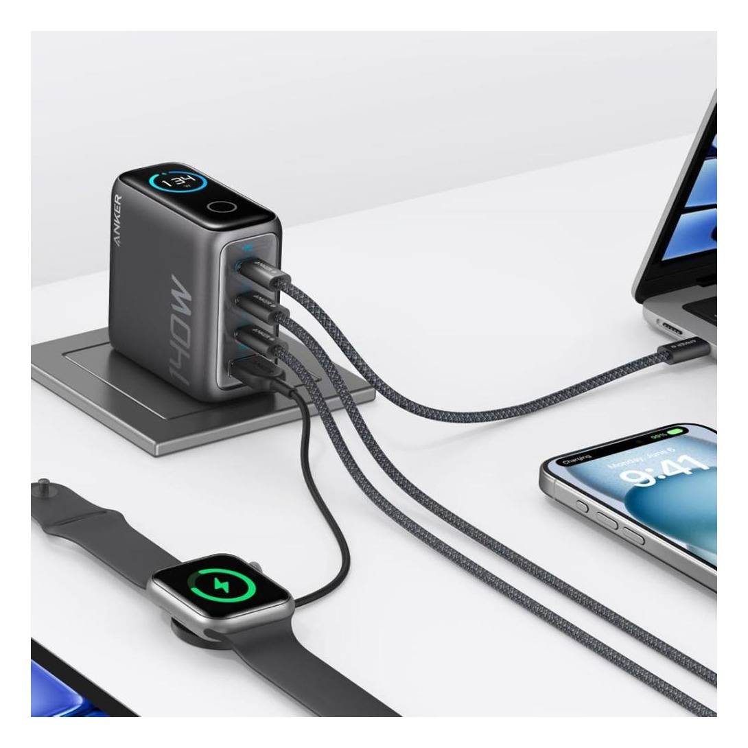Anker Zolo 140W Charger 4-Port PD 3.1 with smart display 3C1A