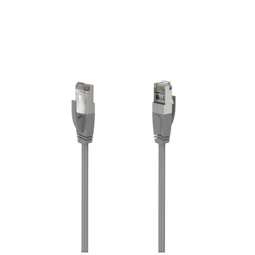 Hama Netwerkkabel, CAT-5e, 1 Gbit/s, F/UTP afgeschermd, 3,00 m UTP kabel Grijs afbeelding