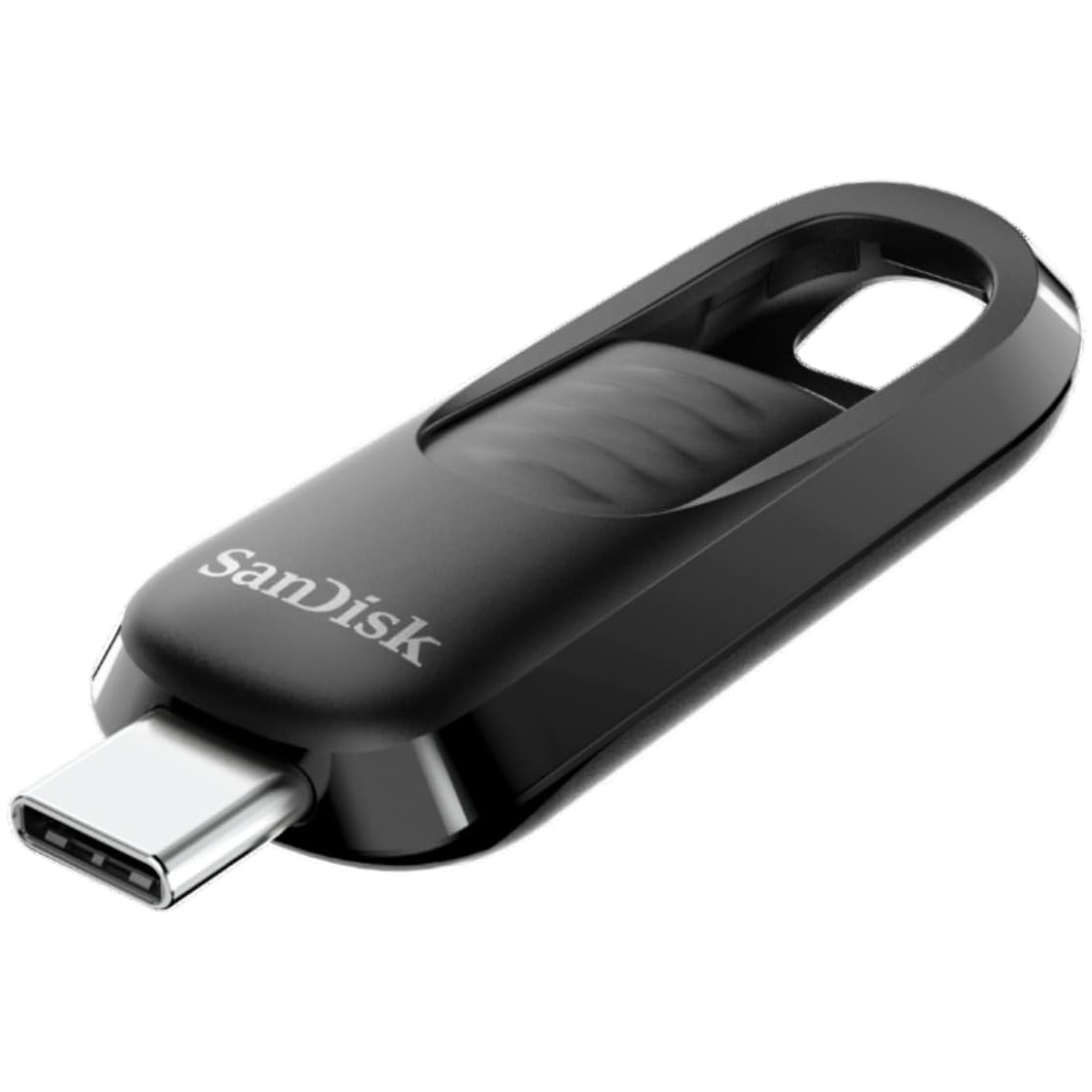 SanDisk ULTRA SLIDER 64GB USB 3.2 Gen 1 USB-sticks Zwart afbeelding