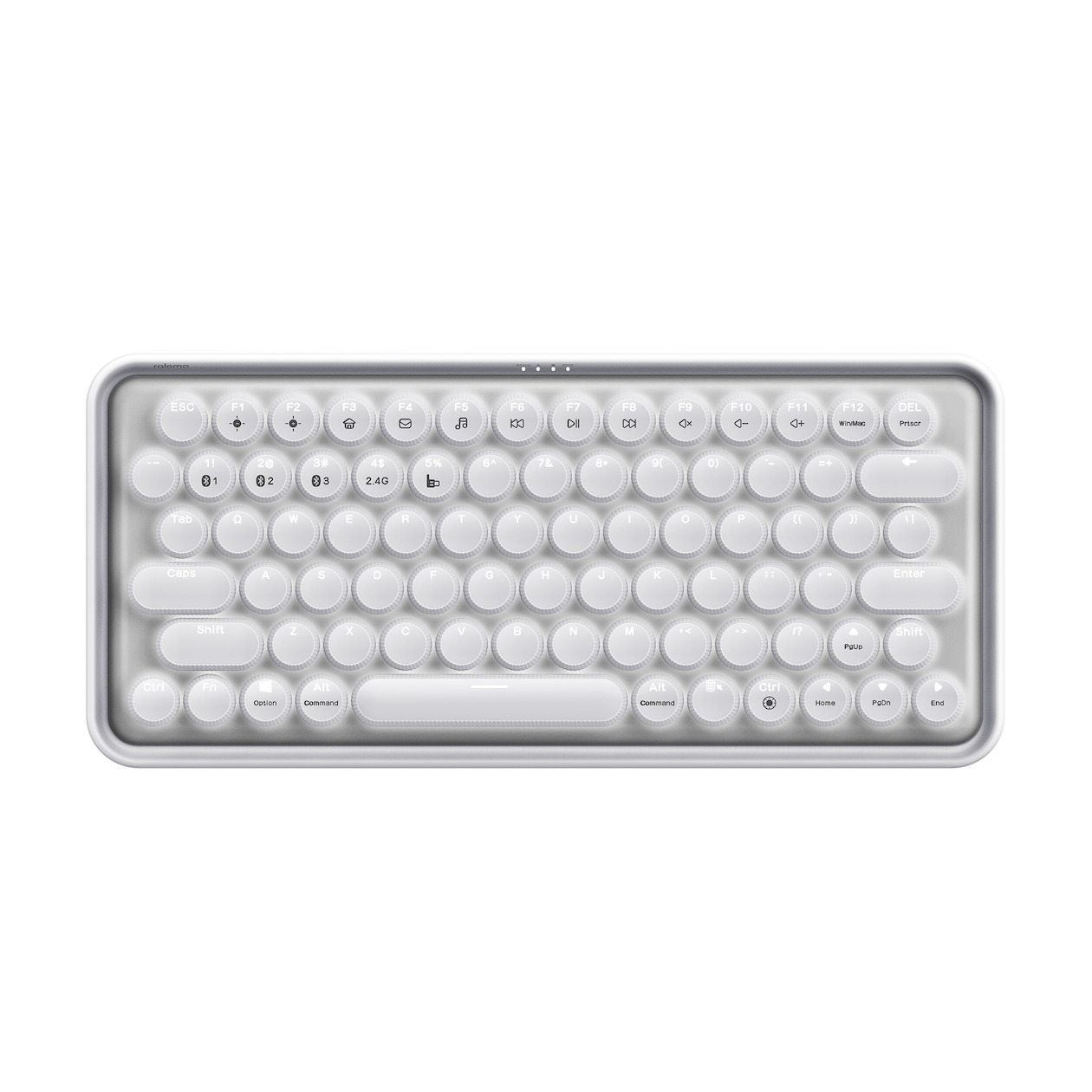Rapoo Ralemo Pre 5, QWERTY US Toetsenbord Wit, foto 3
