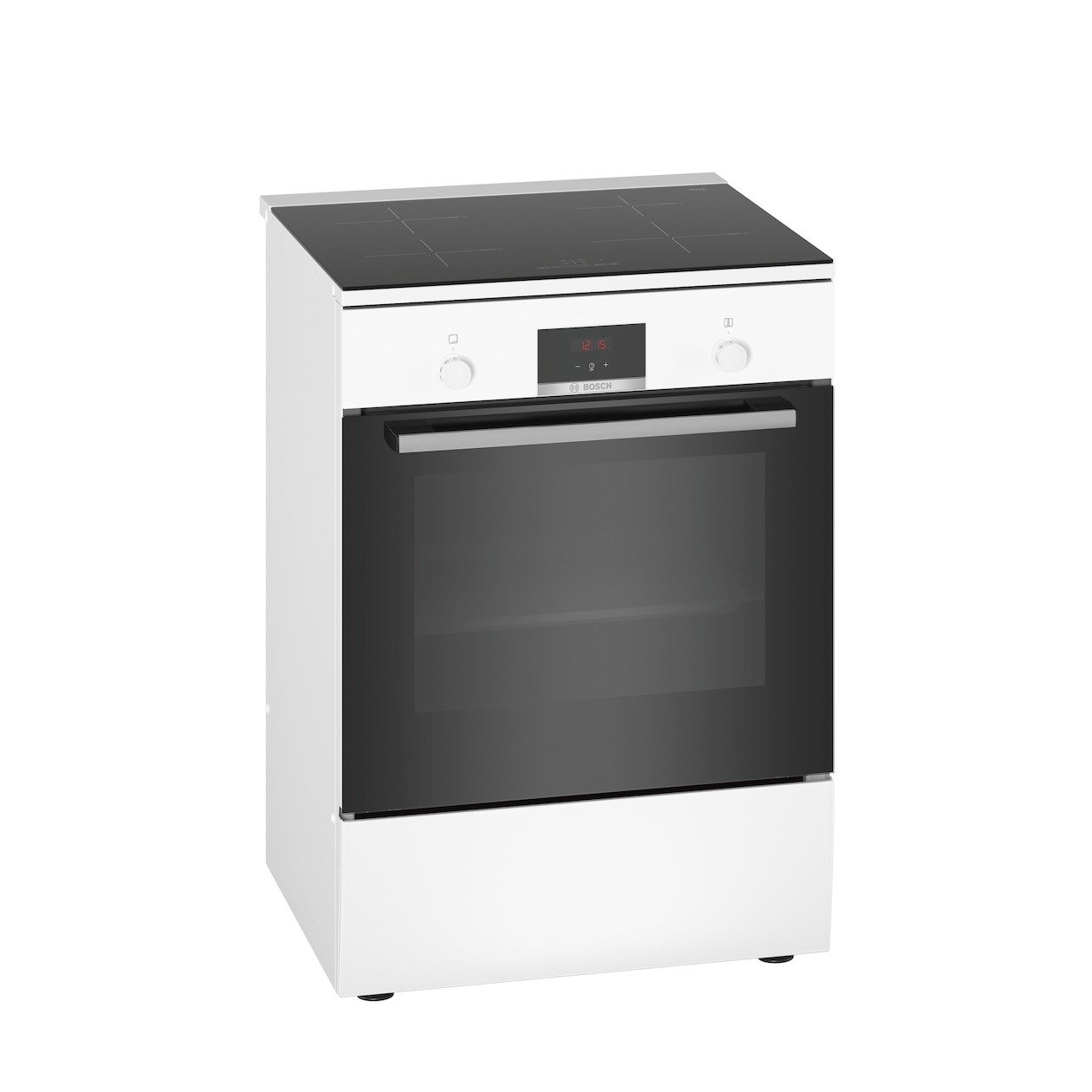 Bosch HLR390020 Inductie fornuis Wit afbeelding