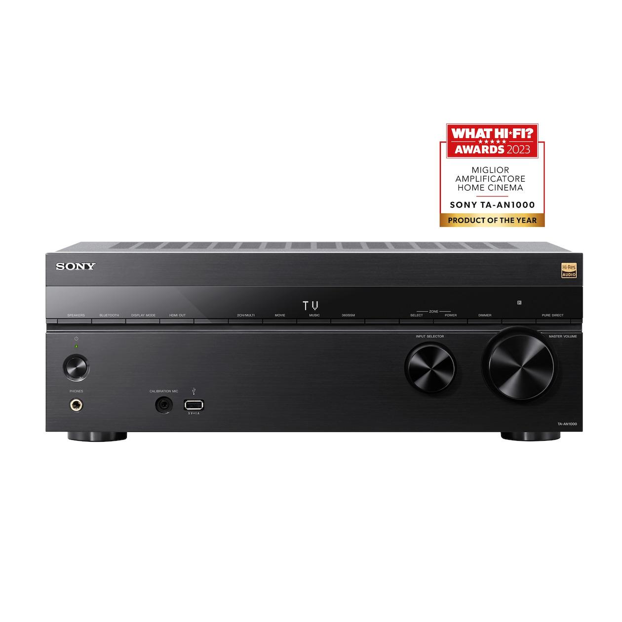 Sony TA-AN1000 Receiver Zwart, foto 2