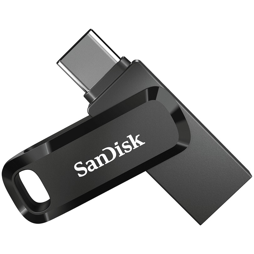 SanDisk Dual Drive Ultra 3.1 Go 64GB USB - USB C 150MB/s USB-sticks Zwart afbeelding