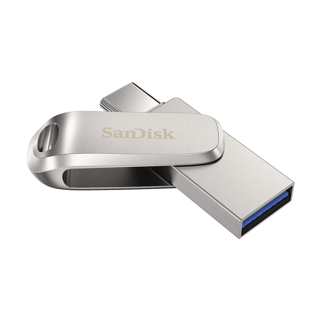 SanDisk Dual Drive Ultra 3.1 Luxe 128GB (USB-C) USB-sticks Grijs afbeelding