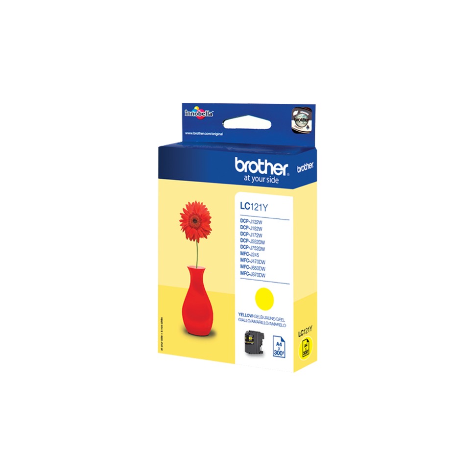 Brother - LC-121Y - Inktcartridge geel