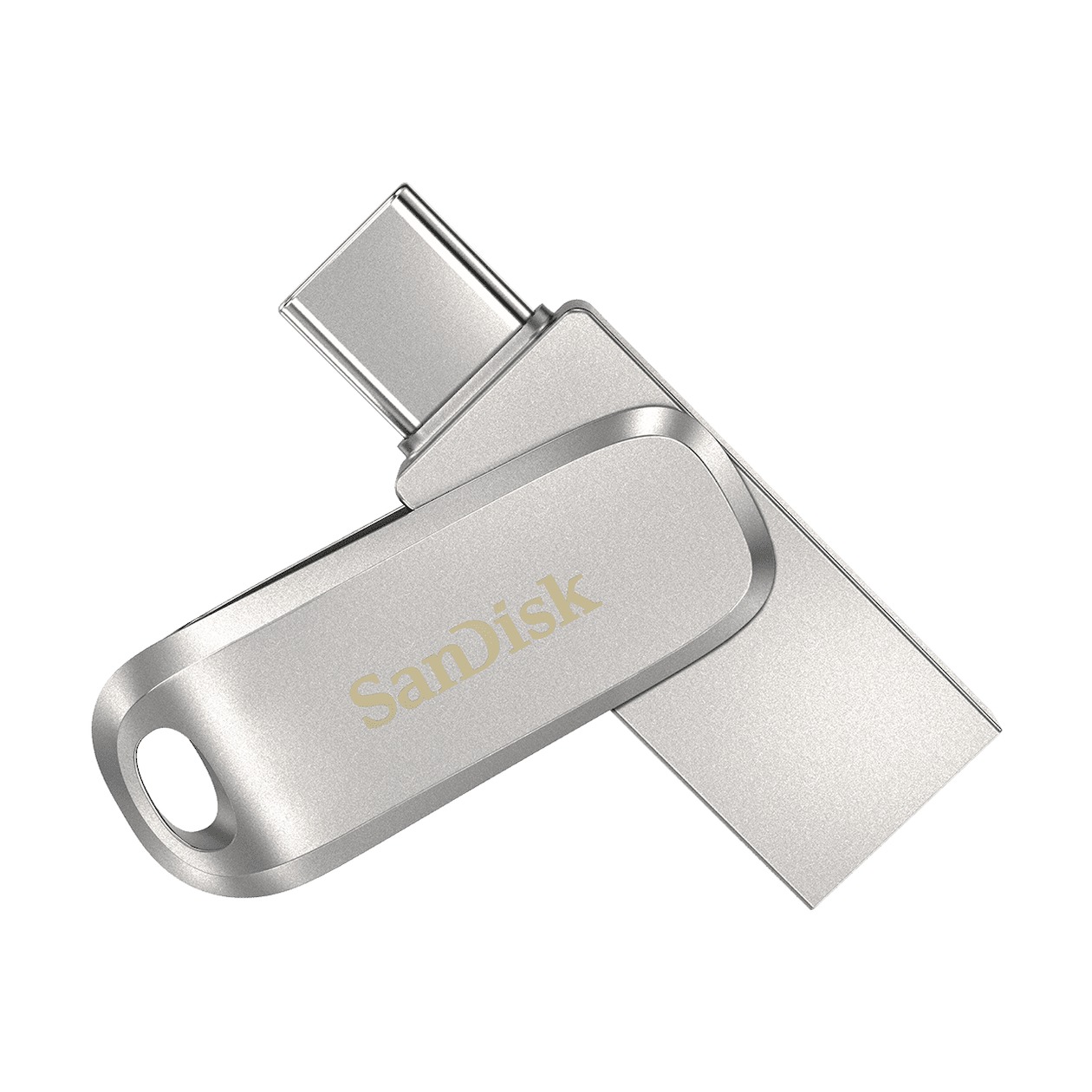 SanDisk Dual Drive Ultra 3.1 Luxe 256GB (USB-C) USB-sticks Grijs afbeelding