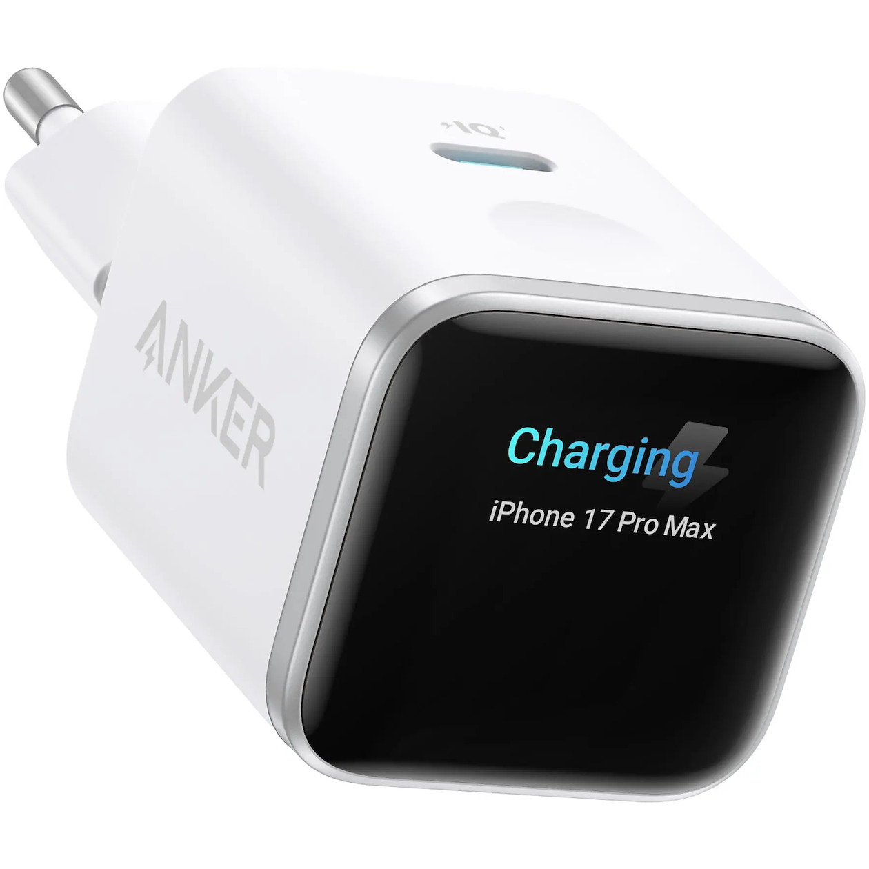 Anker Nano Charger (45W Smart Display 180 Foldable) Oplader Wit