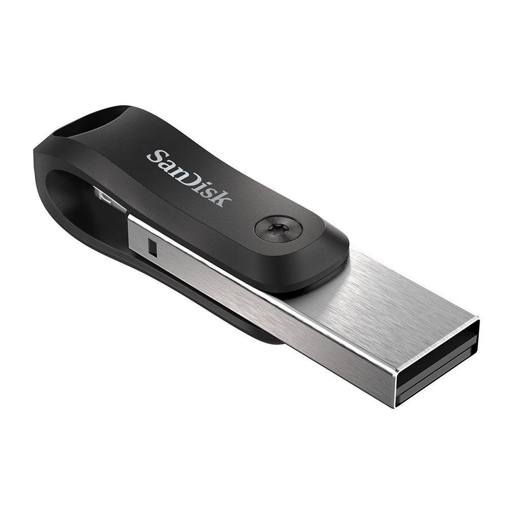 SanDisk iXpand Go Flash Drive 3.0 128GB USB-sticks Grijs