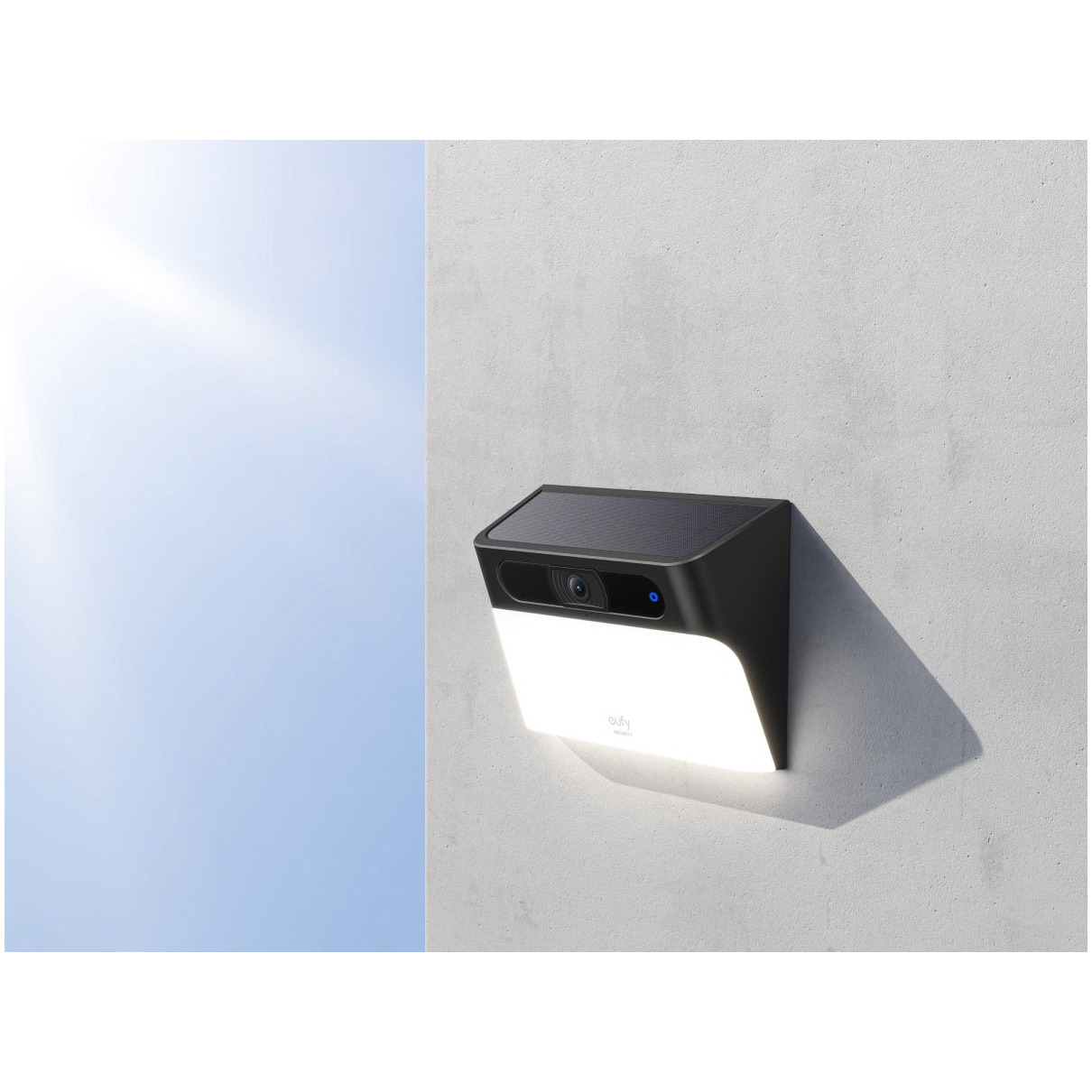 Eufy S120 Solar Wall Light Cam IP-camera Zwart, foto 4