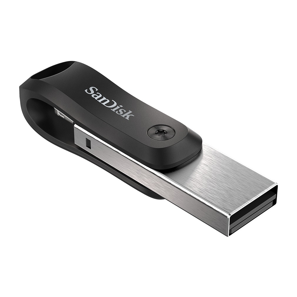 SanDisk iXpand Go Flash Drive 3.0 256GB USB-sticks Grijs
