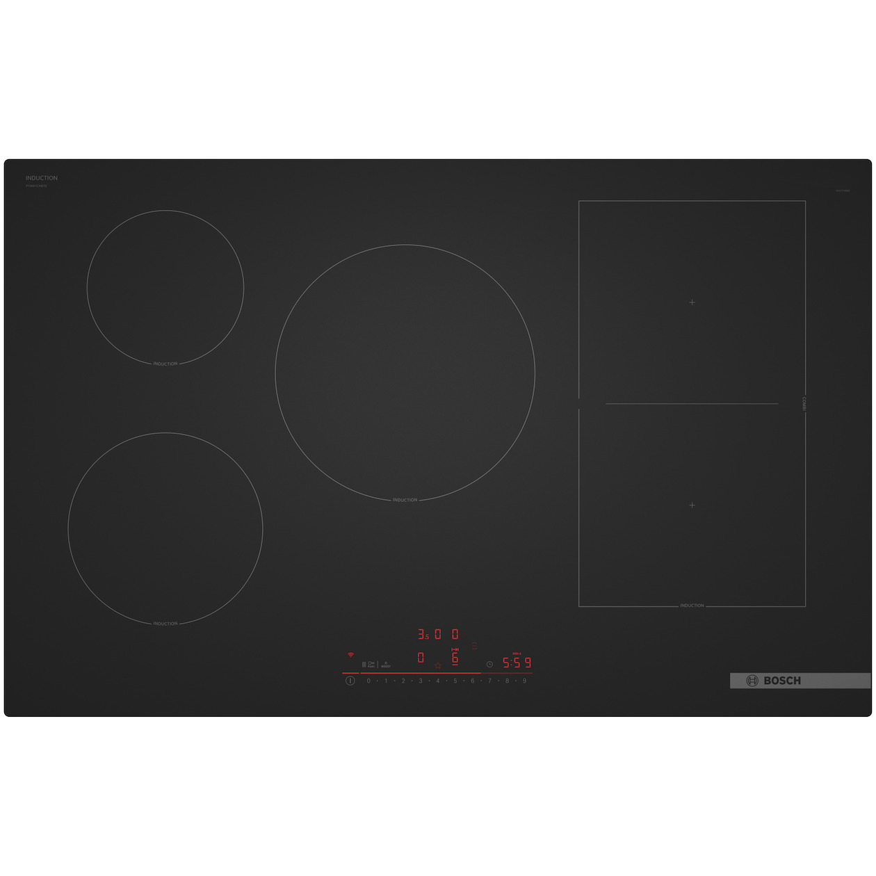 Bosch PVW81CHB1E Inductie kookplaat Zwart afbeelding