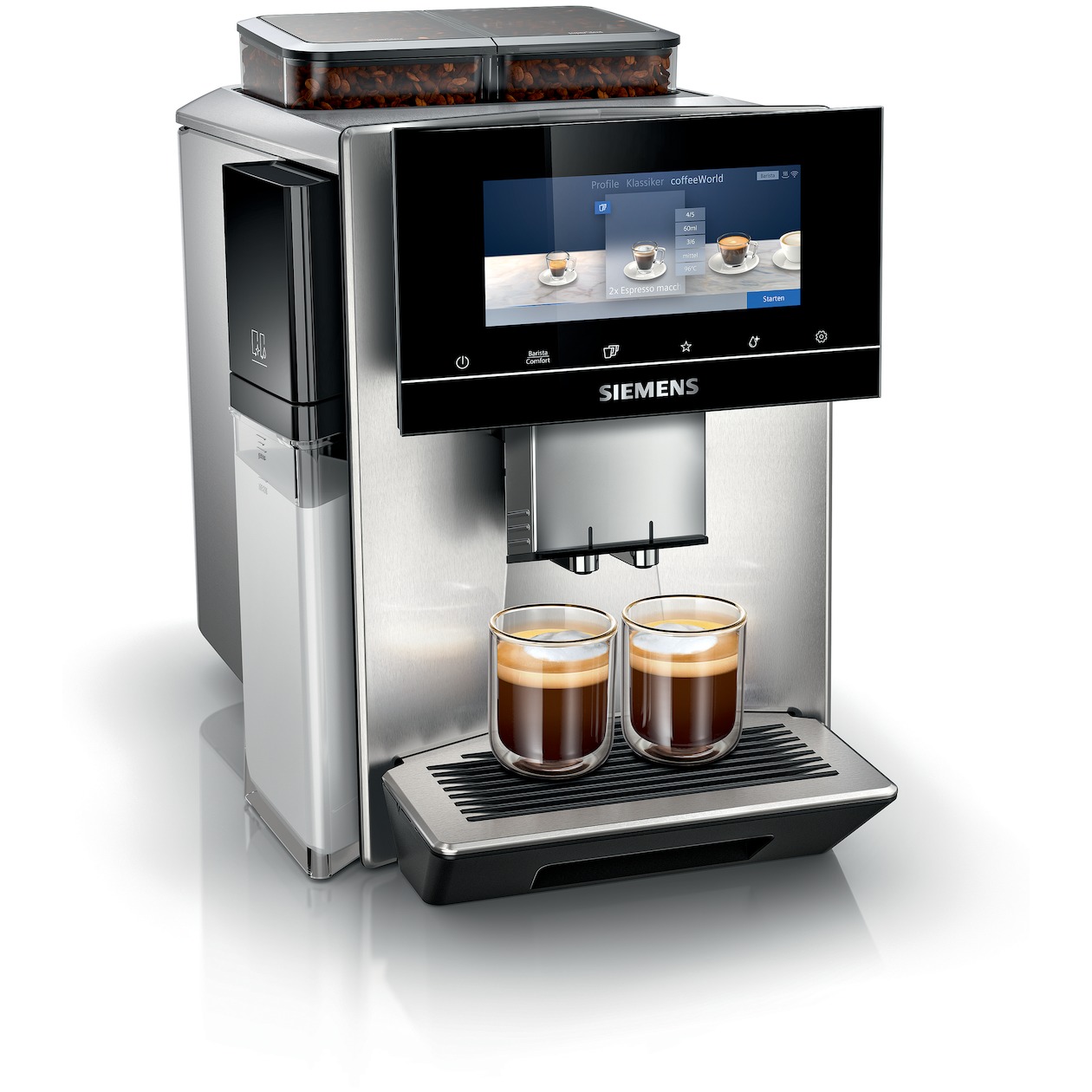 Siemens EQ.900+ TQ907FZ3 Extra Klasse Volautomaat Grijs afbeelding