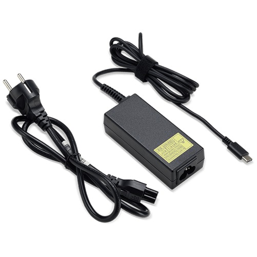 Acer APS612 - Stroomadapter - USB-C aansluiting Voeding Zwart afbeelding