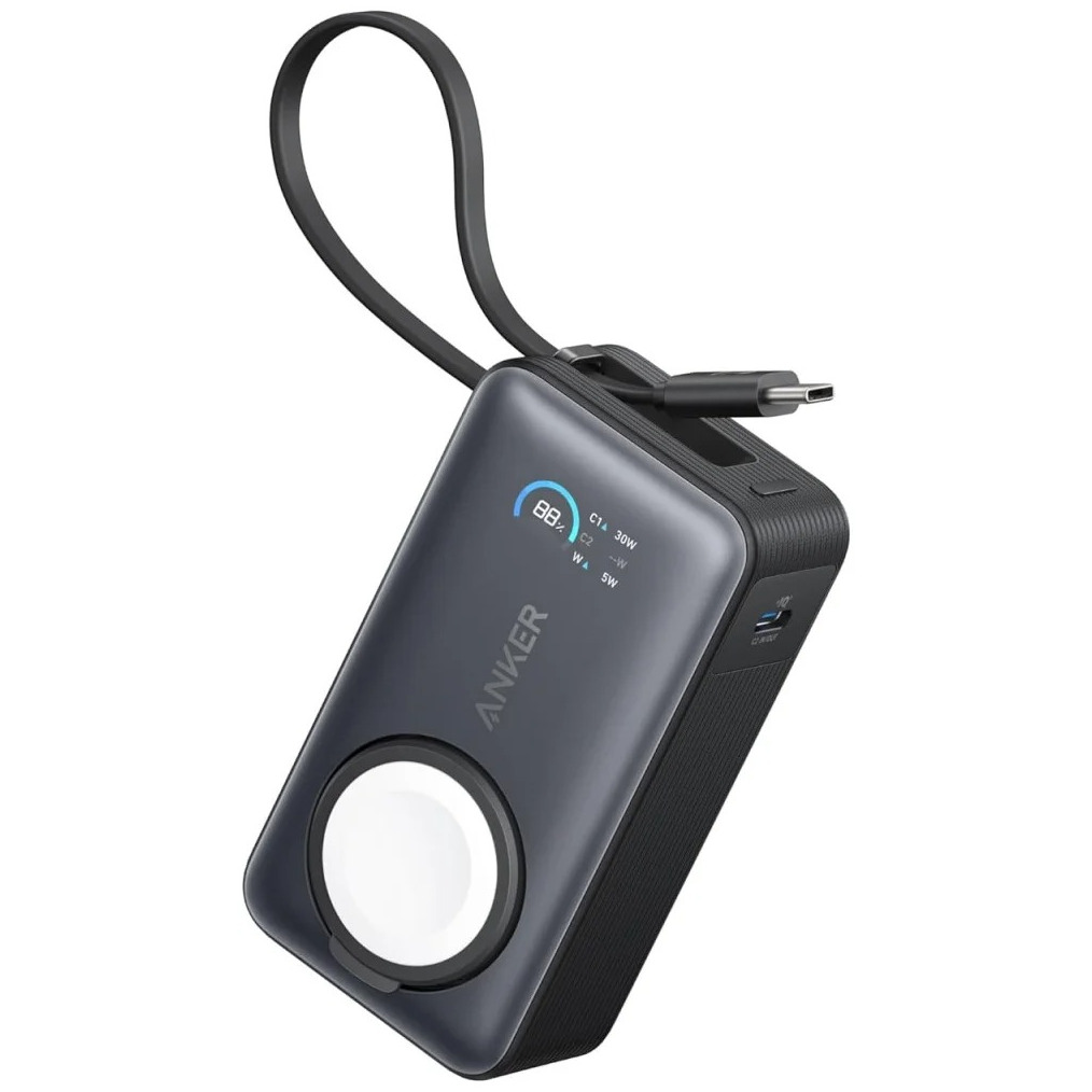 Anker MagGo 10K 35W voor Apple Watch Powerbank Zwart afbeelding