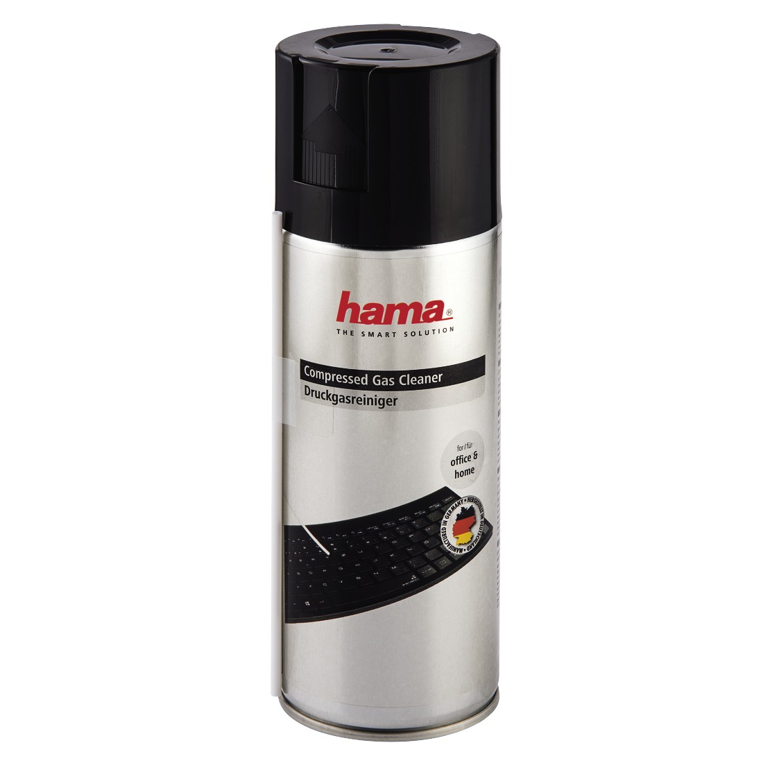 Hama Persluchtreiniger, 400 ml Desktop accessoire Zilver afbeelding