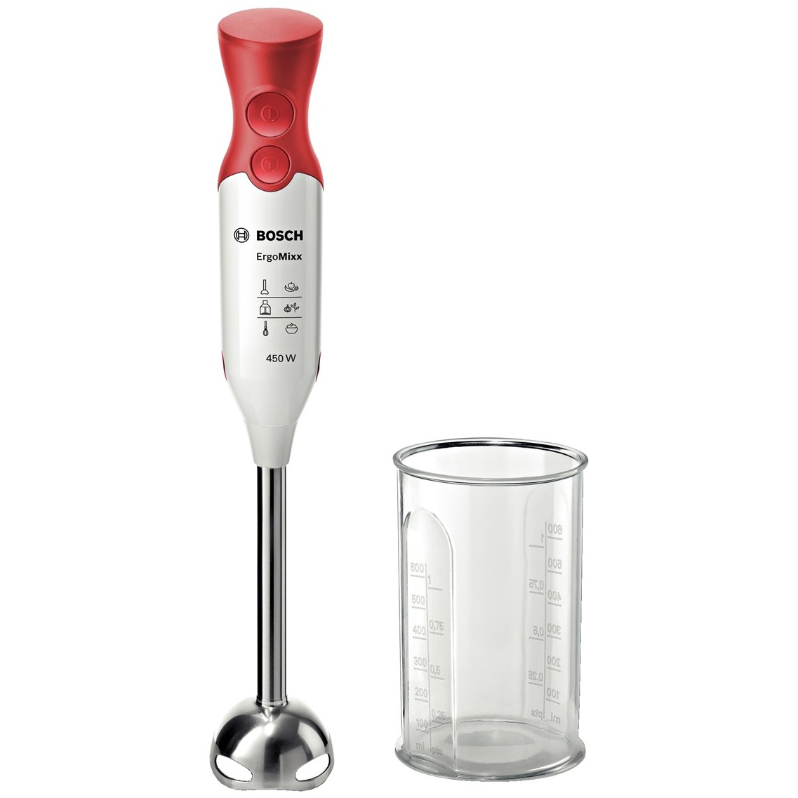 Bosch MSM64110 Staafmixer Rood afbeelding