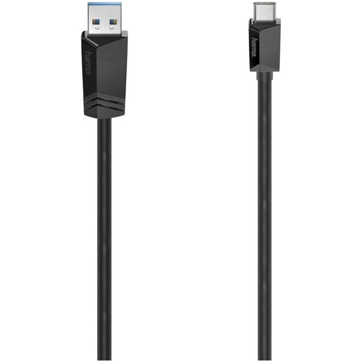 Hama USB Type-C to USB 3.2 Type-A Cable 1.50M Kabel Zwart afbeelding