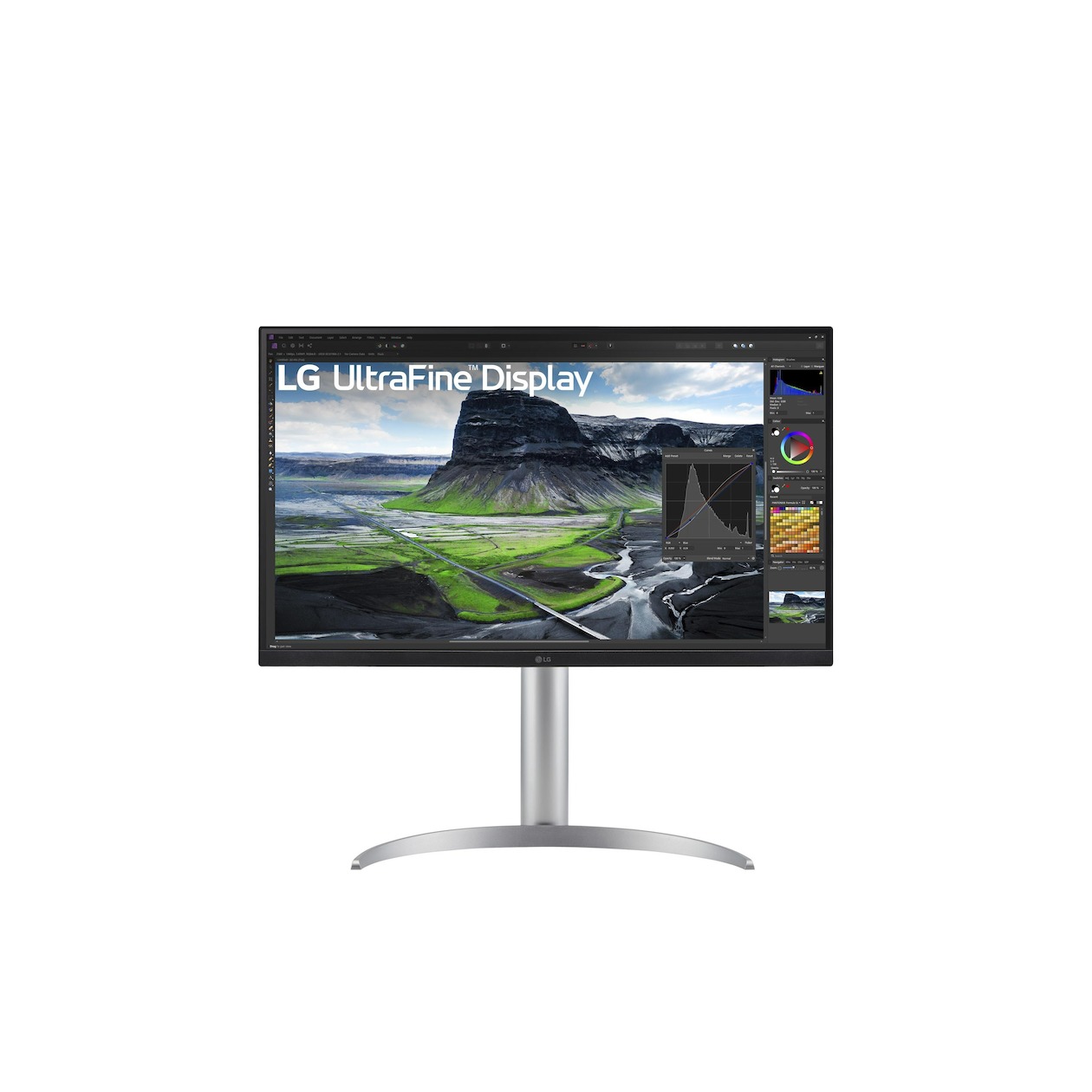 LG UltraFine 27UQ850V-W Monitor Wit afbeelding