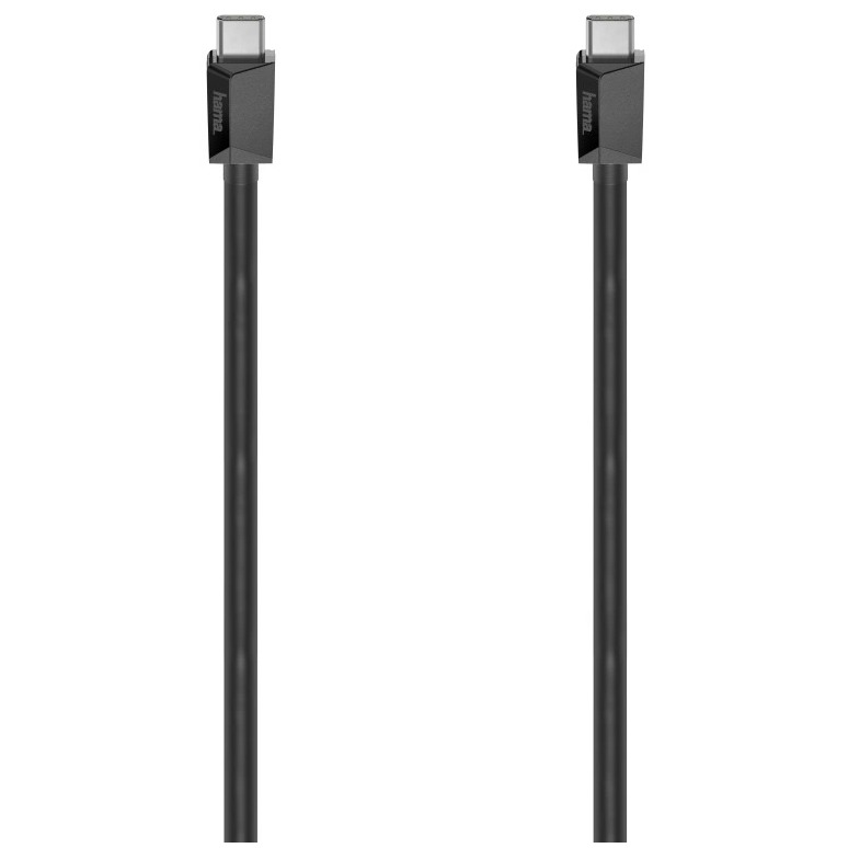Hama USB-C-kabel Full-Featured, E-Marker, USB 3.2 Gen1, 5 Gbit/s, 1,50 m Kabel Zwart afbeelding