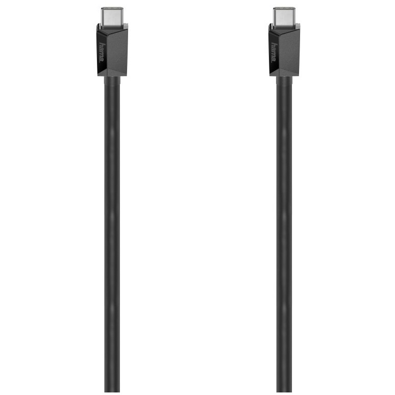 Hama USB-C-kabel Full-Featured, eMarker, USB 3.2 Gen2, 10 Gbit/s, 1,00 m Kabel Zwart afbeelding
